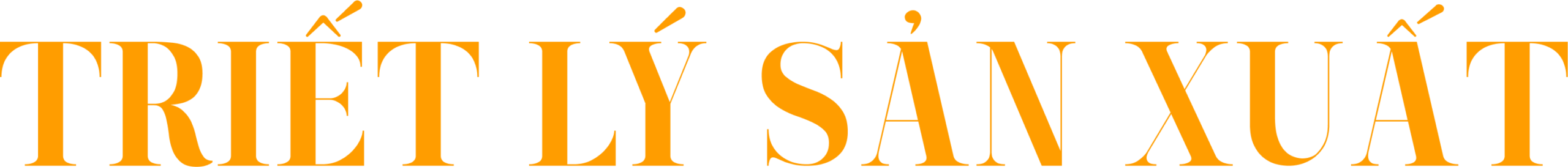 Triết Lý Sản Xuất